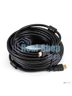 Кабель HDMI ExeGate EX-CC-HDMI-15.0F (19M/19M, 15м, v1.4b, ферритовые кольца, позолоченные контакты)