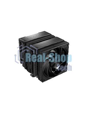 Кулер для процессора SAMA A60B (265W, 4-pin PWM, 156.5mm, 6x6mm, 2x120мм, 78CFM, 29dBA, 2200RPM, S: 1851/1700/1200/115X, AM5/AM4, черный)