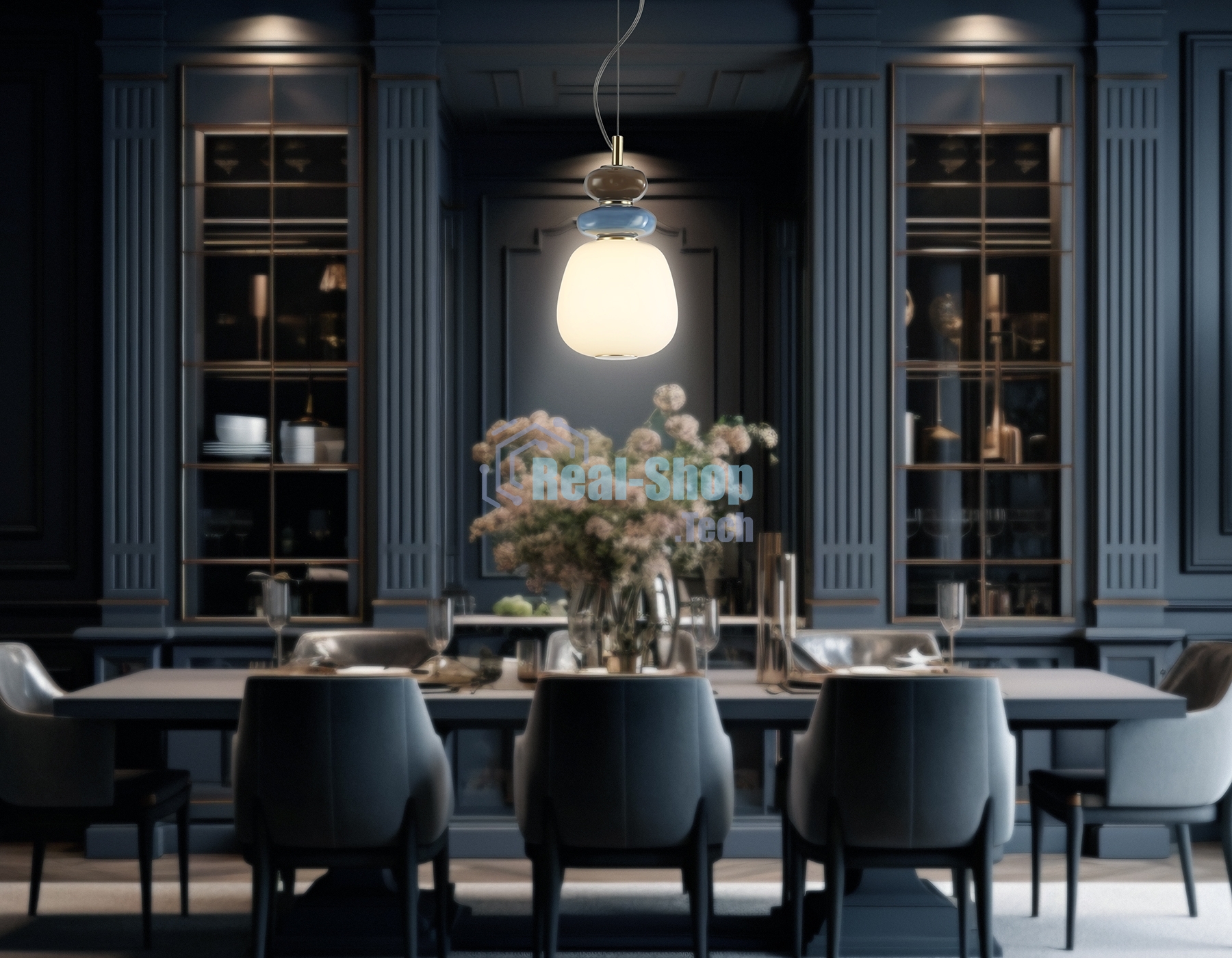 Светильник Ambrella light LH53161 SB/WH бронза/белый 8W 3000K D140*1400