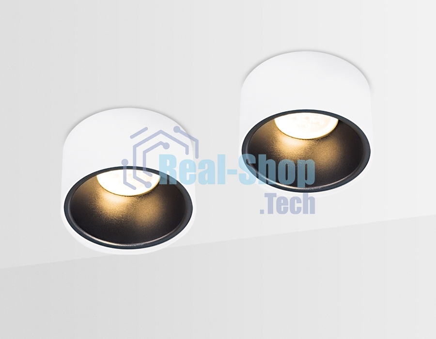 Светильник Ambrella light TN146 WH/BK белый/черный GU5.3 D96*78