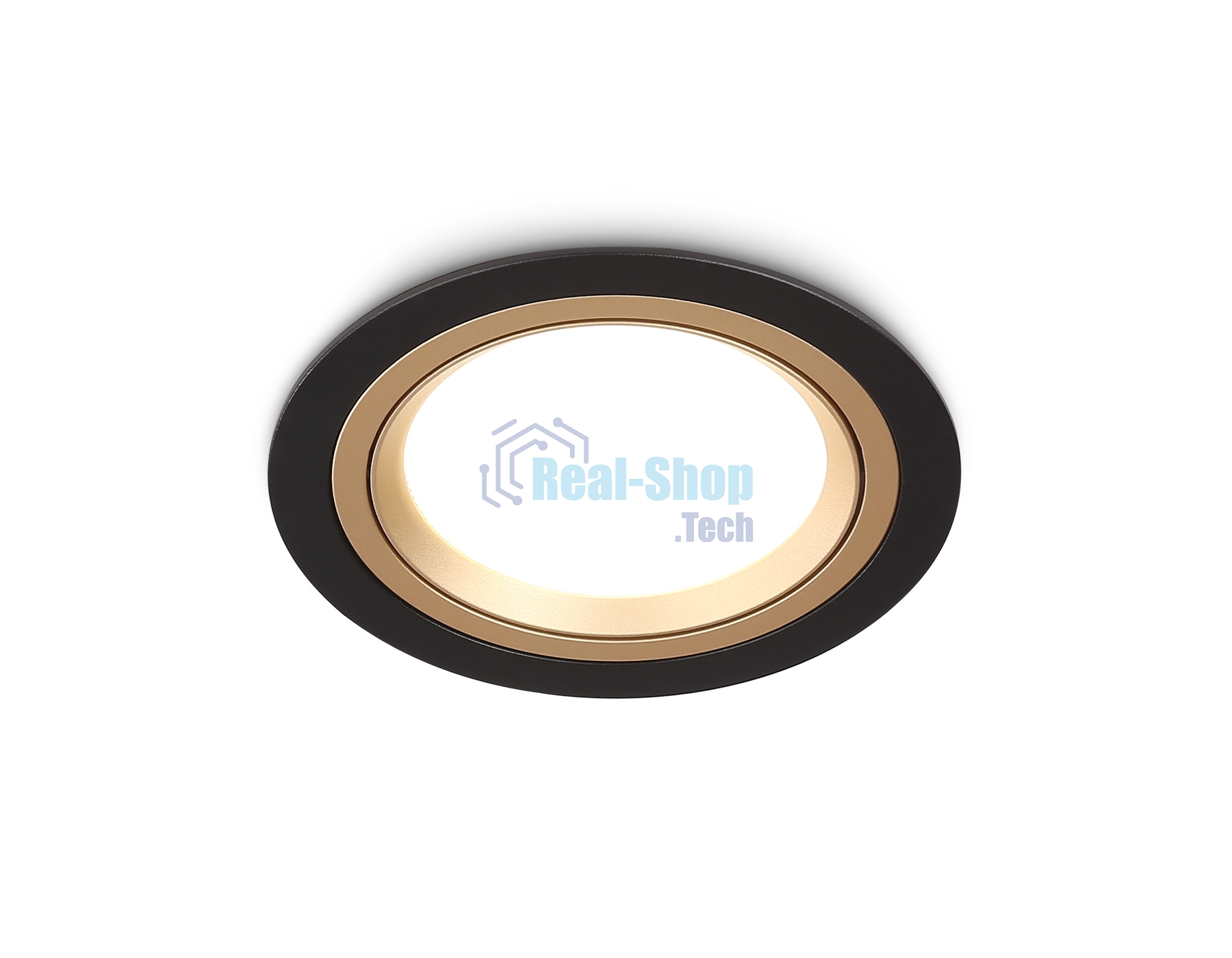 Светильник Ambrella light TN51914 BK/GD черный/золото GX53 max 12W D115*23