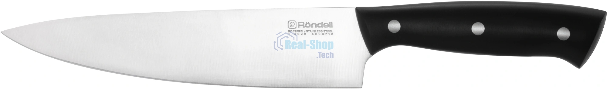 Набор ножей кухонных Rondell Dual RD-1943 компл.: 6 предм. с подставкой черный подар. коробка