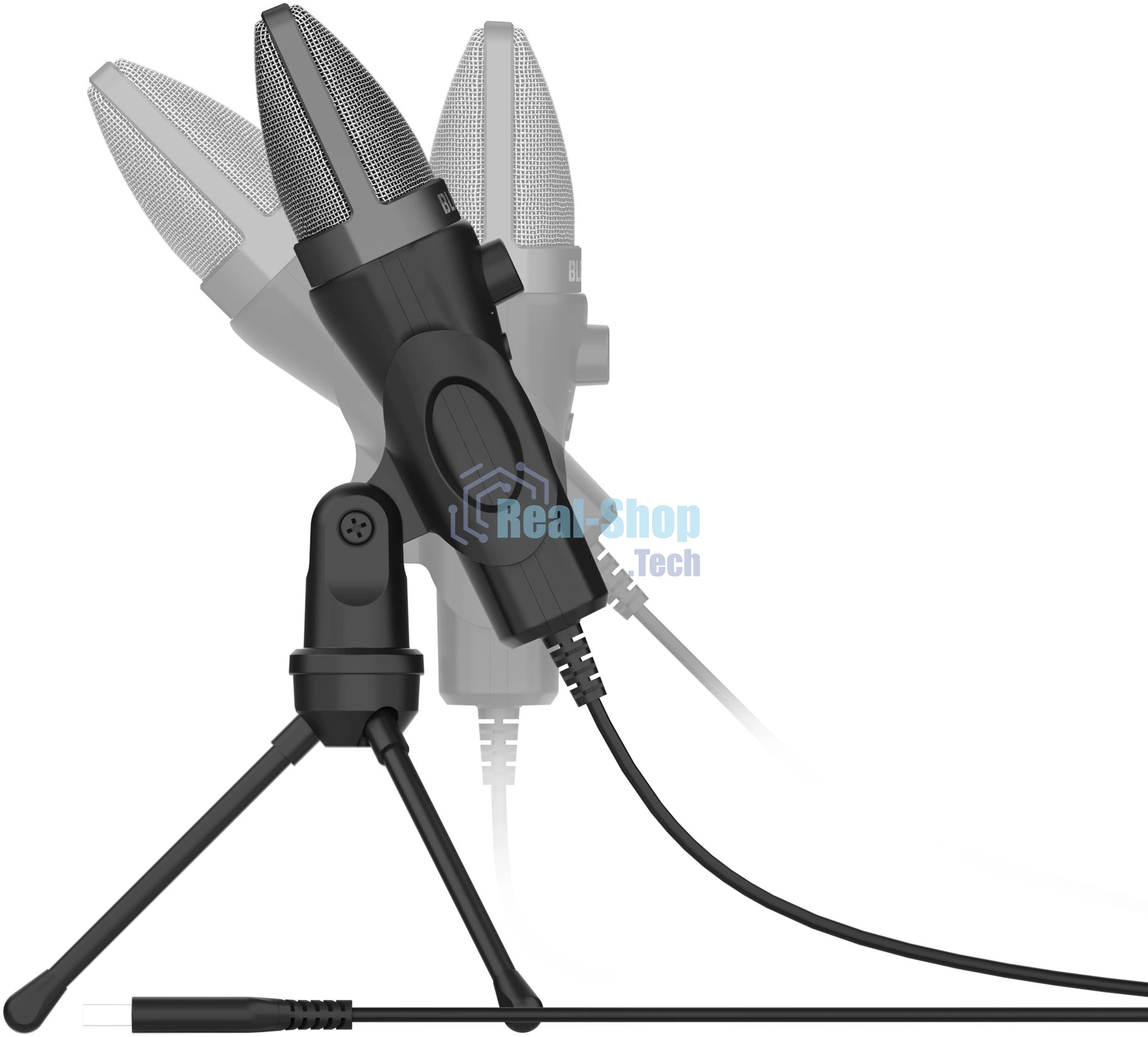 Микрофон проводной A4Tech Bloody GM20 2.3м черный