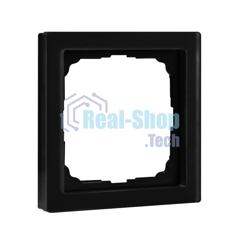Systeme Electric ArtGallery Pure Матовое органическое стекло Черный Рамка 1-ая