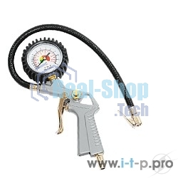 Пневматическое оборудование FUBAG Пневмопистолет для накачки, с манометром (140л/мин 0-10 бар) блистер 110113