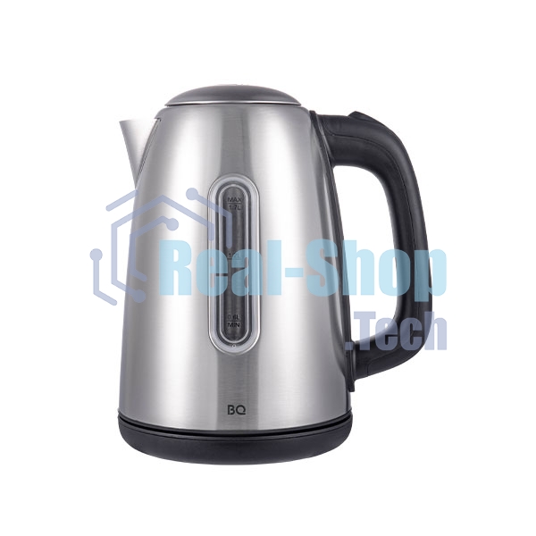 Чайник электрический BQ KT1822SW черный/стальной, мощность 2200Вт, Максимальный объем 1.7л