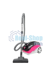 Моющий пылесос Thomas ALLERGY&FAMILY розовый/серый, 325/1700 Вт, уборка влажная/сухая/сбор жидкости, пылесборник мешок/контейнер 6 л