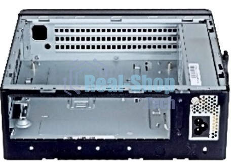 Компьютерный корпус Powerman EQ101BK slim ATX 200W Black 6117857 (8см Fan, 2* USB 3.0, Audio, PM-200ATX-PRO APFC)