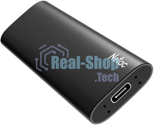 Внешний SSD Netac Z SLIM, 1TB, USB 3.2 Gen 2 Type-C, R/W 550/480, черный