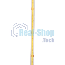 Лента светодиодная Rexant 24В, COB 8Вт/м, 320 LED/м, 6500K, 8мм, 5м, IP20