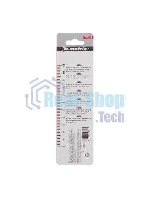 Сверло по металлу Matrix, 2,5 мм, HSS, нитридтитановое покрытие, цилиндрический хвостовик