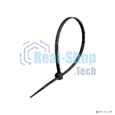 Стяжка (хомут) нейлоновая ExeGate CV66-350x4.8B (нейлон 6.6, 350x4.8 мм, неоткрывающаяся, halogen free, -40°C - +85°C, черная, 100 шт)