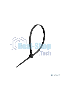 Стяжка (хомут) нейлоновая ExeGate CV66-350x4.8B (нейлон 6.6, 350x4.8 мм, неоткрывающаяся, halogen free, -40°C - +85°C, черная, 100 шт)