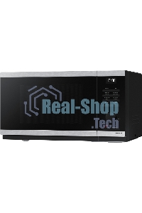 Микроволновая печь Samsung MS23DG4504ATBW нержавеющая сталь/черный, 23 л, 800 Вт, переключатели - сенсор/поворотный механизм