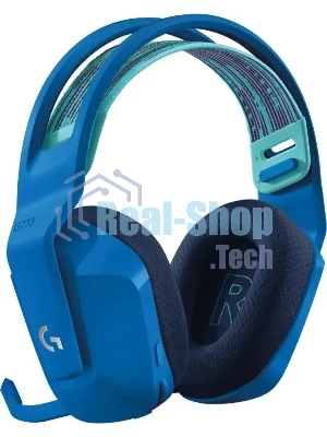 Гарнитура Logitech G733 синий, беспроводная, 2.4 ГГц, до 29 ч, LIGHTSYNC RGB