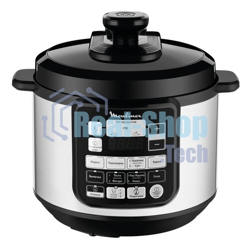 Мультиварка-скороварка Moulinex CE620D32 5л 1000Вт серебристый/черный