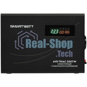 Стабилизатор напряжения Smartwatt AVR Triac 500TW 500ВА черный