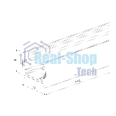 Brass Line Шинопровод накладной (латунь) (2м) 85227/00