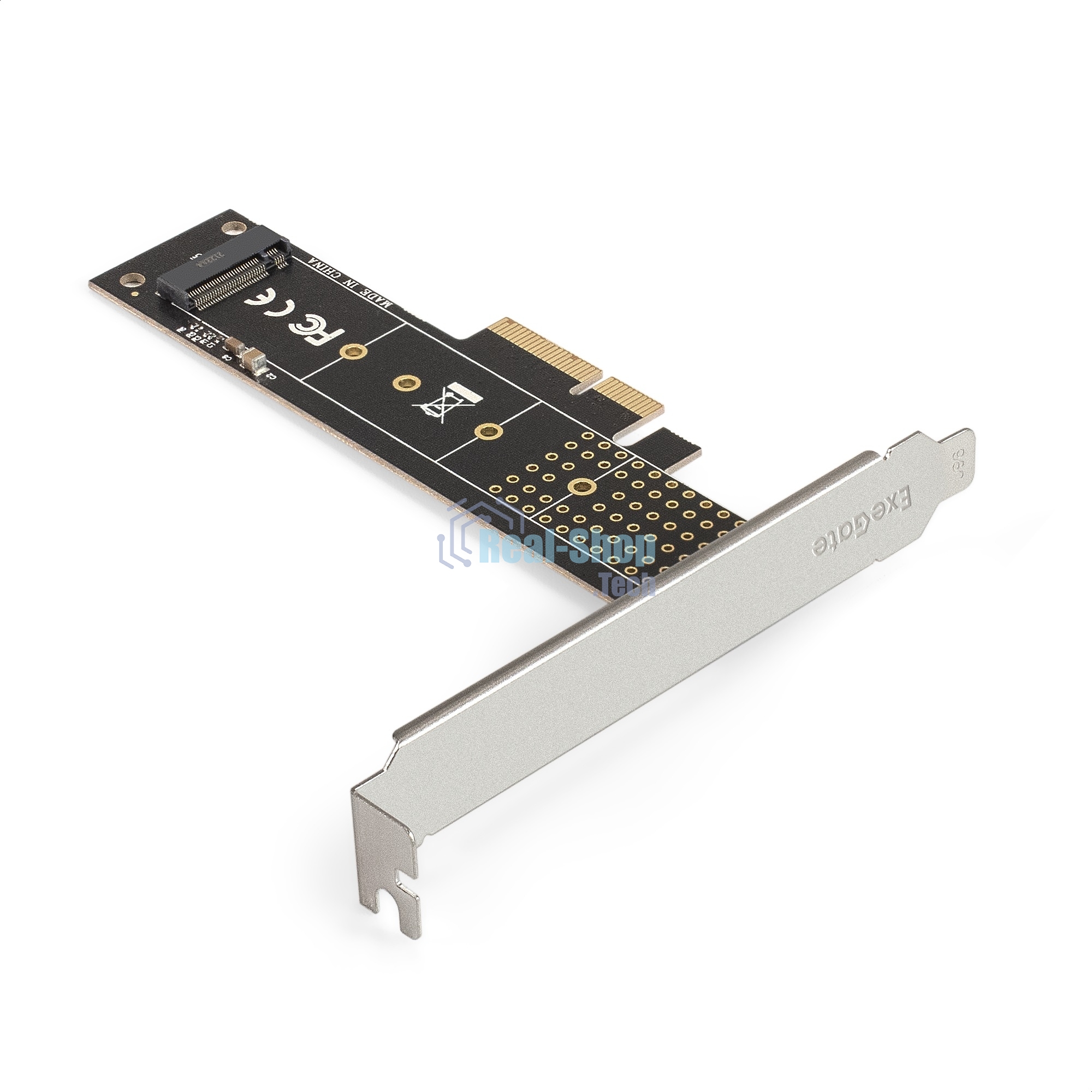 Переходник ExeGate EXE-570 (M.2 M key -> PCI-E x4 v3.0 для установки SSD 2230/2242/2260/2280/22110 M.2 M key в слот PCI-E x4)