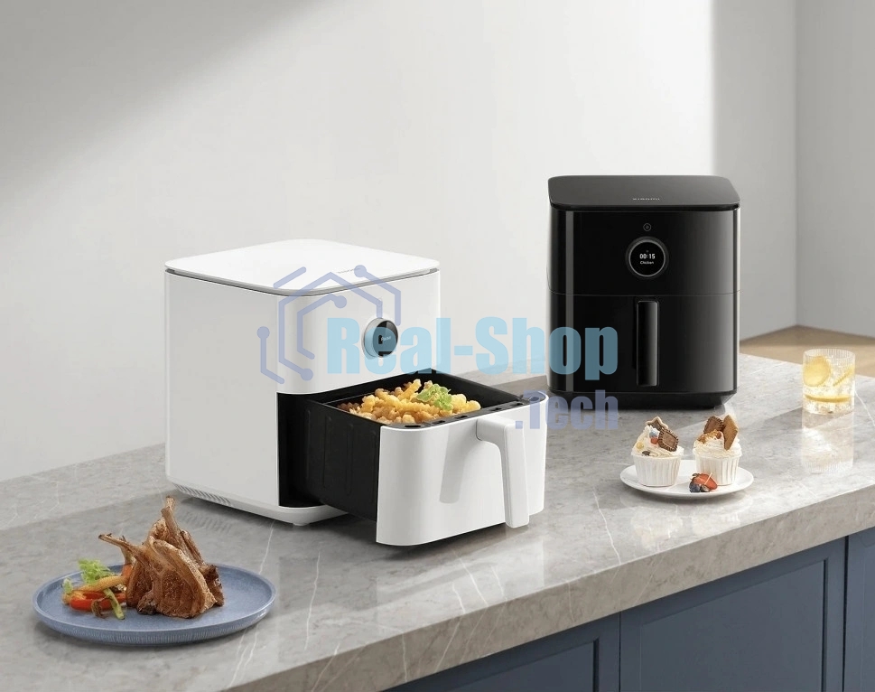 Аэрогриль Xiaomi Mi Smart Air Fryer 6.5L EU белый, 1800 Вт, 6.5 л, сенсор, 12 программ
