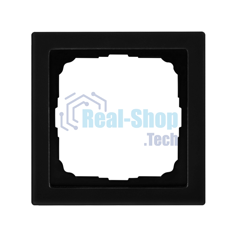 Systeme Electric ArtGallery Pure Матовое органическое стекло Черный Рамка 1-ая