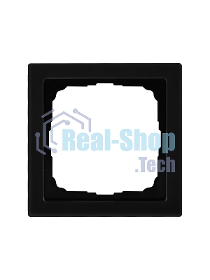 Systeme Electric ArtGallery Pure Матовое органическое стекло Черный Рамка 1-ая