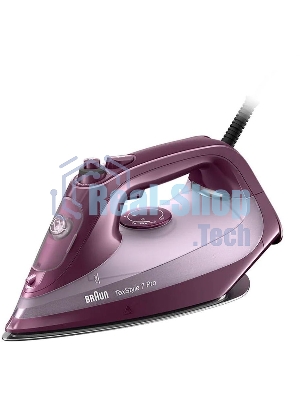 Утюг Braun SI7181VI сиреневый/фиолетовый, 3100 Вт, 50 г/мин, 230 г/мин, 300 мл
