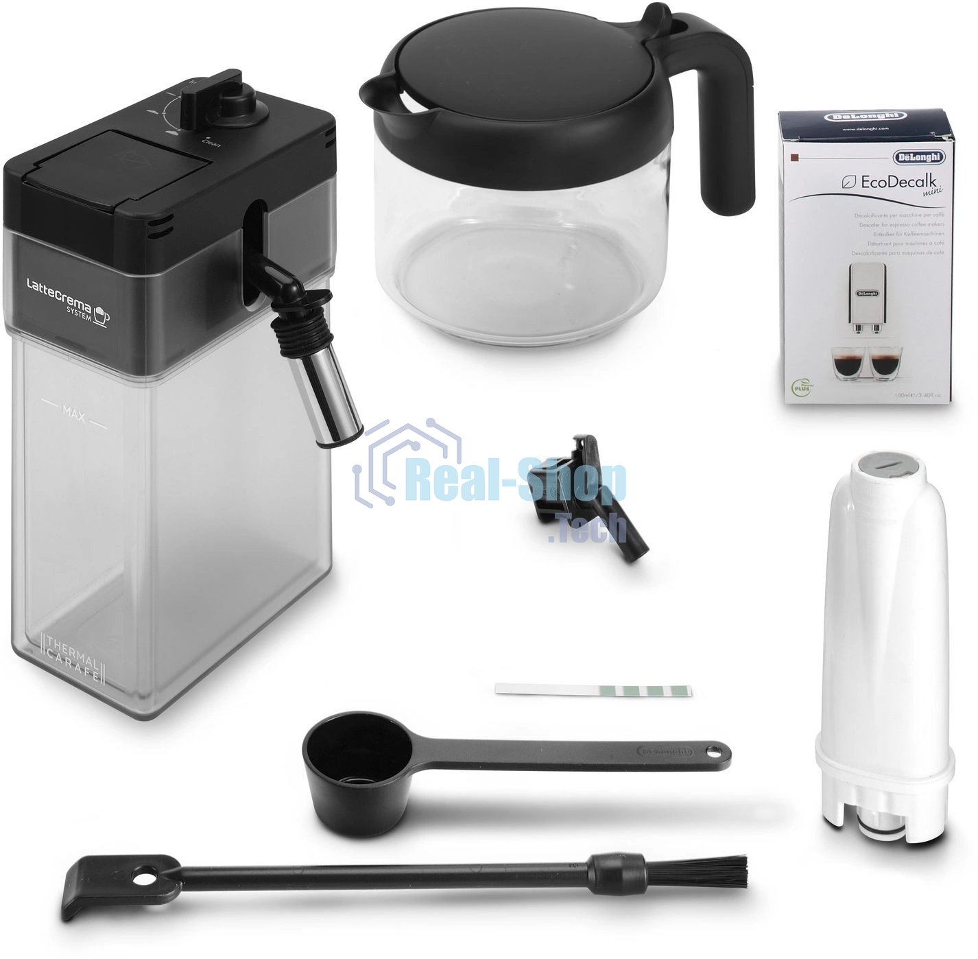 Кофемашина автоматическая DeLonghi ECAM610.75.MB черный/серебристый, исп. кофе - молотый/зерновой, 2.2 л, 1450 Вт, 19 Бар