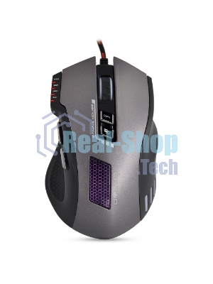 Мышь проводная Crown Gaming CMXG-711 черный, 4000 dpi, USB, кнопки - 8