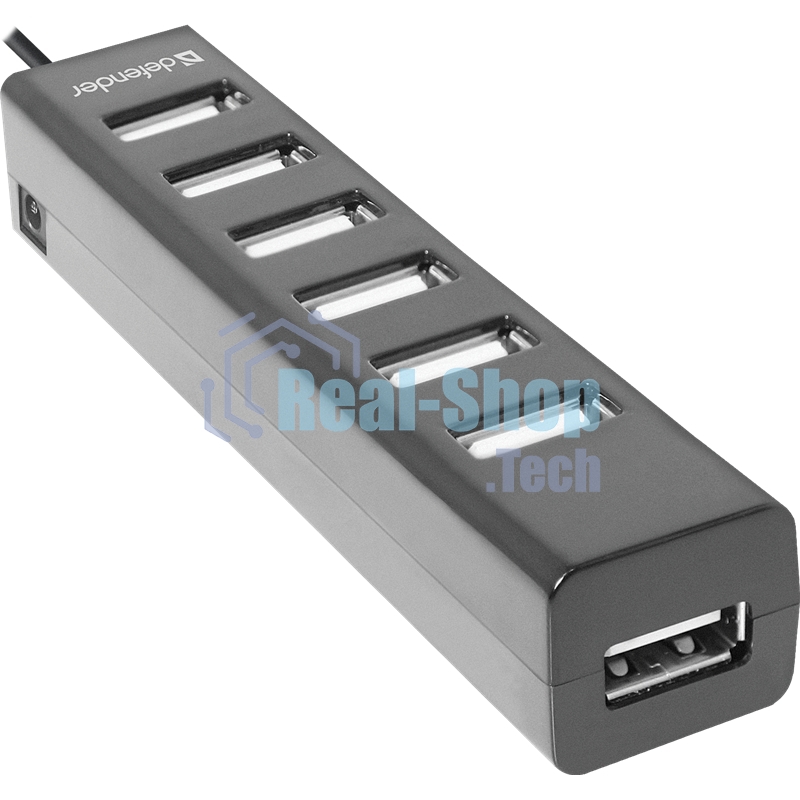 USB-концентратор Defender Quadro Swift USB2.0, 7 портов