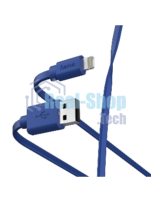 Кабель Hama 00187232 Lightning USB A(m) 1м синий