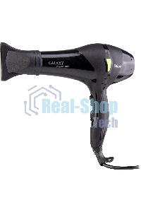 Фен для волос профессиональный Galaxy Line GL 4317, черный, 2200 Вт, АС мотор, 2 скоростных режима, 3 температурных режима, защита мотора от перегрева, защитная сетка, подвесная петля,насадка-концентратор