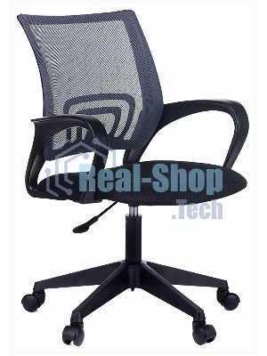 Кресло Бюрократ CH 696 серый TW-04 сиденье черный TW-11 сетка/ткань крестов. пластик