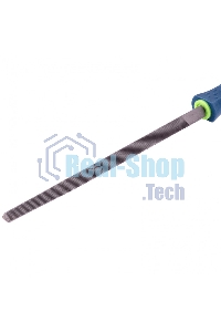 Напильник Сибртех 200 мм, трехгранный, двухкомпонентная рукоятка, №2