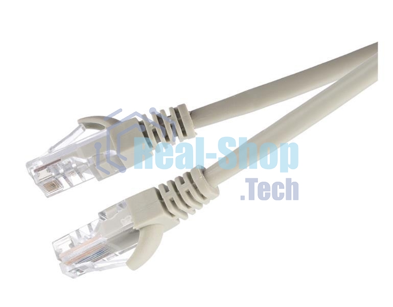 Кабель GoPower PATCH RJ-45(M)-RJ-45(M) 00-00029033 0.5M серый