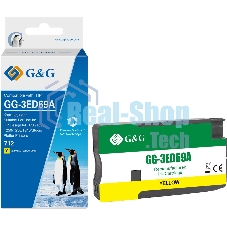 Картридж струйный G&G GG-3ED69A 712 желтый (29мл) для HP DesignJet T650/T630/T250/T230/T210/Studio Plotter Printers Картридж струйный G&G GG-3ED69A 712 желтый (29мл) для HP DesignJet T650/T630/T250/T230/T210/Studio Plotter Printers