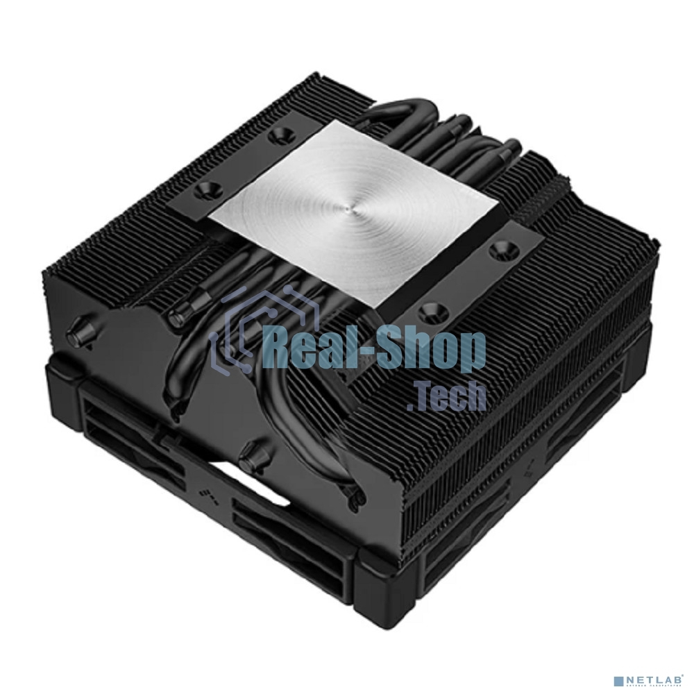 Кулер для процессора DEEPCOOL AN400 черный 92мм алюминий+медь 2900rpm 31db 4-pin 150W 52,5мм