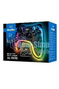 Геймпад Sven GC-5050 черный Bluetooth Беспроводной виброотдача обратная связь (в компл.:держатель для смартфона/кабель USB) (SV-016029)