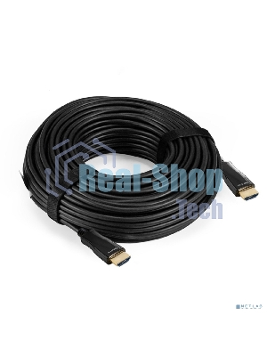 Активный оптический кабель HDMI ExeGate EX-CC-HDMI2-30.0 (19M/19M, v2.0, 30м, 4K UHD, Ethernet, позолоченные контакты)