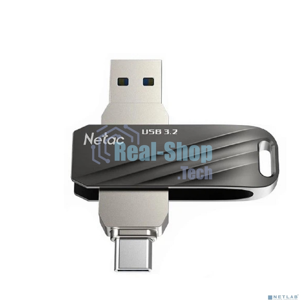 Флешка USB Netac US11 128Gb USB 3.0+TypeC Dual Flash