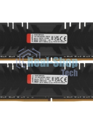 Оперативная память Kingston Fury Renegade, DDR4, 32Gb (2x16Gb), 3600MHz, CL16, DIMM, с радиатором, черный