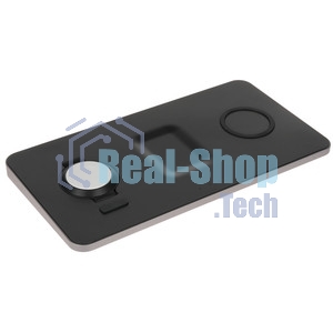 Беспроводное зарядное устройство Satechi ST-X3TWCPM Trio Wireless Charging Pad для телефона, часов и наушников серый космос