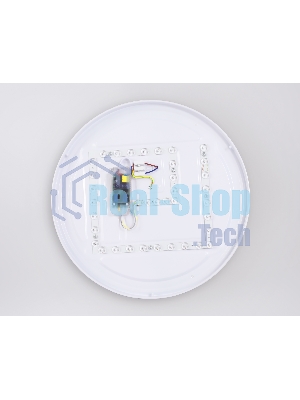 Потолочный светодиодный светильник Ambrella light FZ1322 GR/LWD серый/светлое дерево IP20 60W 3000-6400K D490*80 (ПДУ ИК)