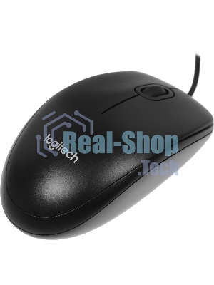 Мышь проводная Logitech M100/100R DARK/GREY (темно-серая/черная), 1000 dpi, USB, кнопки - 3
