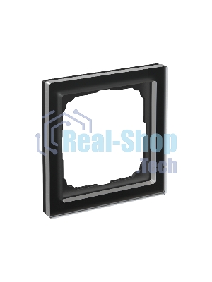 Systeme Electric ArtGallery Pure Матовое органическое стекло Черный Рамка 1-ая