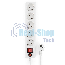 Сетевой фильтр Гарнизон ЕНLW-4 0,5 м 5 розеток белый 