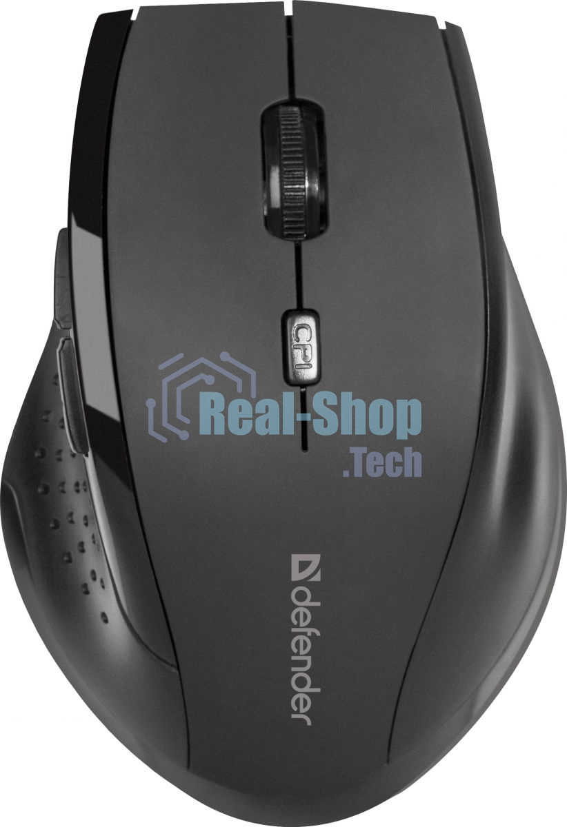 Мышь беспроводная Defender Accura MM-365 черный, 1600 dpi, радиоканал, USB, кнопки - 6