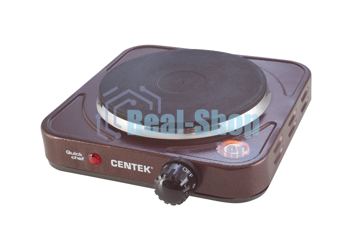 Плита настольная электрическая Centek CT-1506 Siberia коричневый