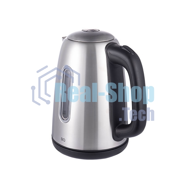 Чайник электрический BQ KT1822SW черный/стальной, мощность 2200Вт, Максимальный объем 1.7л