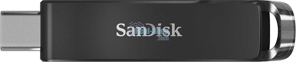 Флешка USB Sandisk CZ460 Ultra (SDCZ460-128G-G46), 128Gb, USB Type-C, R/W 150/30, черный